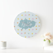 Cute Pastel Hallo Grote Klok (Huis)