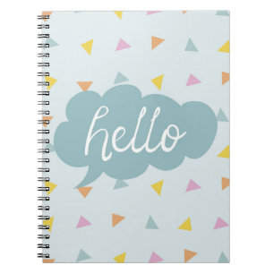 Cute Pastel Hallo Notitieboek