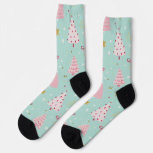Cute Pastel Kerst Soks Sokken