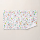 Cute Pastel Llama Pattern Bad Handdoek (Handdoek)