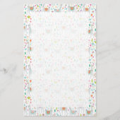 Cute Pastel Llama Pattern Briefpapier (Voorkant)