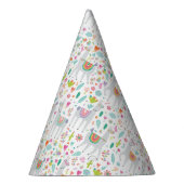 Cute Pastel Llama Pattern Feesthoedjes (Rechts)
