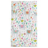 Cute Pastel Llama Pattern Klein Cadeauzakje (Voorkant)