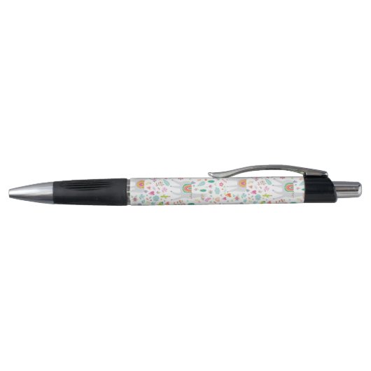 Cute Pastel Llama Pattern Pen (Bovenkant)
