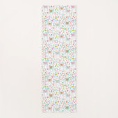 Cute Pastel Llama Pattern Yogamat (Voorkant)