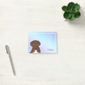 Cute Pastel Ombre Red Bi Aussie Name Post-it Notes (Kantoor)