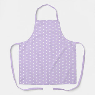 Cute Pastel Paars Heart Pattern Baker Schort