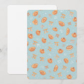 Cute Pastel Pi Day Pie Pattern Invitation – Fun  (Devant / Derrière)