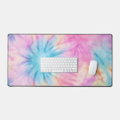 Cute Pastel Pink et Blue Tie Dye Jeu (Clavier et souris)