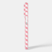Cute Pastel Pink Gingham Pattern Case-Mate iPhone Case (Achterkant / Links)