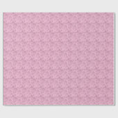 Cute Pastel Pink Heart Pattern Girly Cadeaupapier (Vlak)