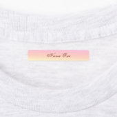 Cute Pastel Rainbow Fer sur le nom Étiquette Étiqu (Apposé)