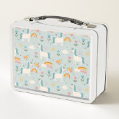 Cute pastel Rainbow Unicorn Pattern (Achterkant)