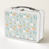 Cute pastel Rainbow Unicorn Pattern (Voorkant)