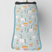 Cute pastel Rainbow Unicorn Pattern Golfheadcover (Draai 90)