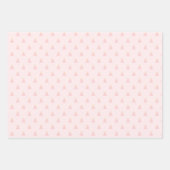 Cute Pastel Roze roze kerstbomen Pattern Inpakpapier Vel (Voorkant 2)