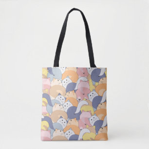 Cute Pastel Sac fourre-tout de chat - Cosy & esthé