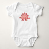 Cute pastel Stegosaurus collection Romper (Voorkant)