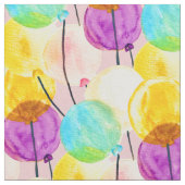 Cute pastel waterverf ballonnen stof (Close Up)