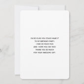 Cute pastèque Motif rose et Merci vert (Dos)