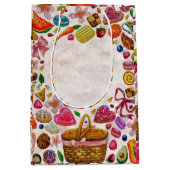 Cute Pastry Confections Sweets Medium Cadeauzakje (Voorkant)