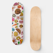 Cute Pastry Confections Sweets Skateboard (Voorkant)