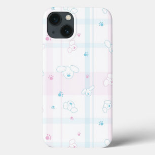 Cute patroon met honden iPhone 13 hoesje