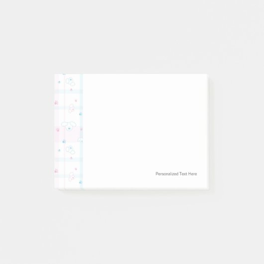 Cute patroon met honden post-it® notes (Voorkant)