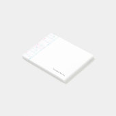 Cute patroon met honden post-it® notes (Schuin)