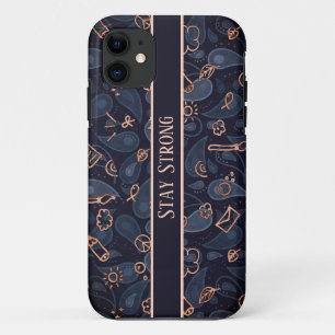 Cute patroonbenodigdheden iPhone Case