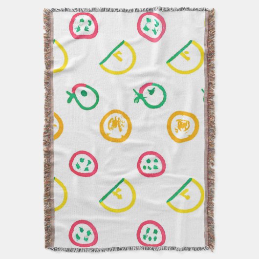 Cute Pattern Artwork. Bestel nu Deken (Voorkant Verticaal)