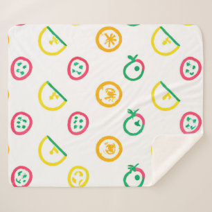 Cute Pattern Artwork. Bestel nu Sherpa Deken