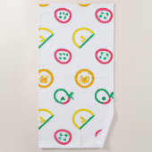 Cute Pattern Artwork. Bestel nu Strandlaken (Voorkant)