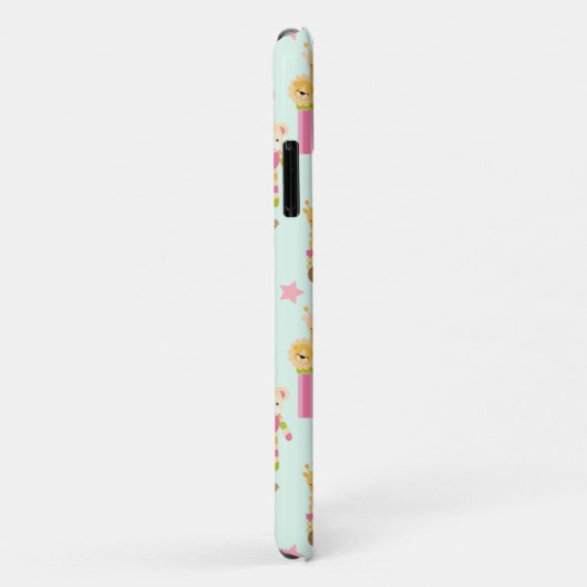 Cute Pattern met Happy Animals & Toys Case-Mate iPhone Case (Achterkant/rechts)