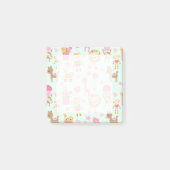 Cute Pattern met Whimsical Animals & Toys Post-it® Notes (Voorkant)