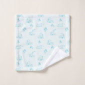 Cute pays Goose Toile Motif (Gant de toilette)