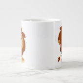 Cute Peaceful Cartoon Lion Jumbo Mok (Voorkant)