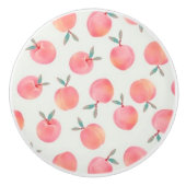 Cute Peaches Patroonontwerp Keramische Knop (Voorkant)