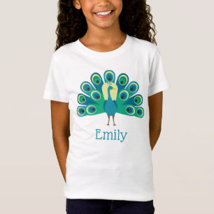 Cute Peacock Gepersonaliseerd T-shirt