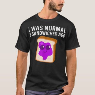 Cute Peanut Butter en Jelly Art Mannen Women Match T-shirt