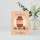 Cute Peanut Butter Jar | BRIEFKAART (Staand voorkant)