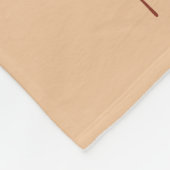 Cute Peanut Butter Jar | Fleece Blanket Deken (Hoek)