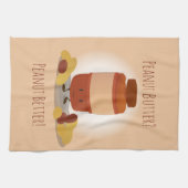 Cute Peanut Butter Jar | Keukenhanddoek (Horizontaal)