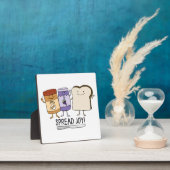 Cute Peanut Butter & Jelly & Bread Spread Joy Fotoplaat (Insitu)