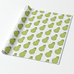 Cute Pear Pattern Cadeaupapier
