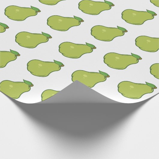 Cute Pear Pattern Cadeaupapier (Hoek)