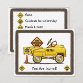 Cute Peddle Truck Peddle Kaart (Voorkant / Achterkant)