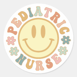 Cute Pediediatric Neurse Gift   Zenuwen van varken Ronde Sticker
