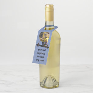 Cute Peek a Boo birdie Flessenhanger