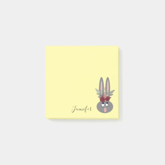 Cute Peeping Paaspaasgeel, gepersonaliseerd Post-it® Notes (Voorkant)